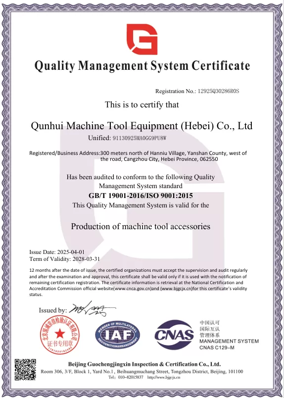 ISO 9001:2015 Certificate